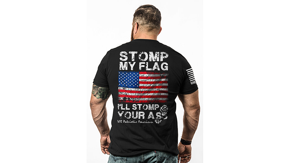 Nine Line Stomp Graphic T-Shirts - Mens, Black, 2XL STOMP-TS-BLACK-2XL