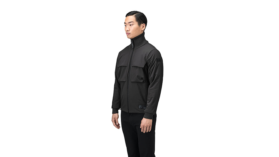 Nobis Layton Tactical Hybrid Sweater - Mens, Black, Medium, LAYTON-Black-M