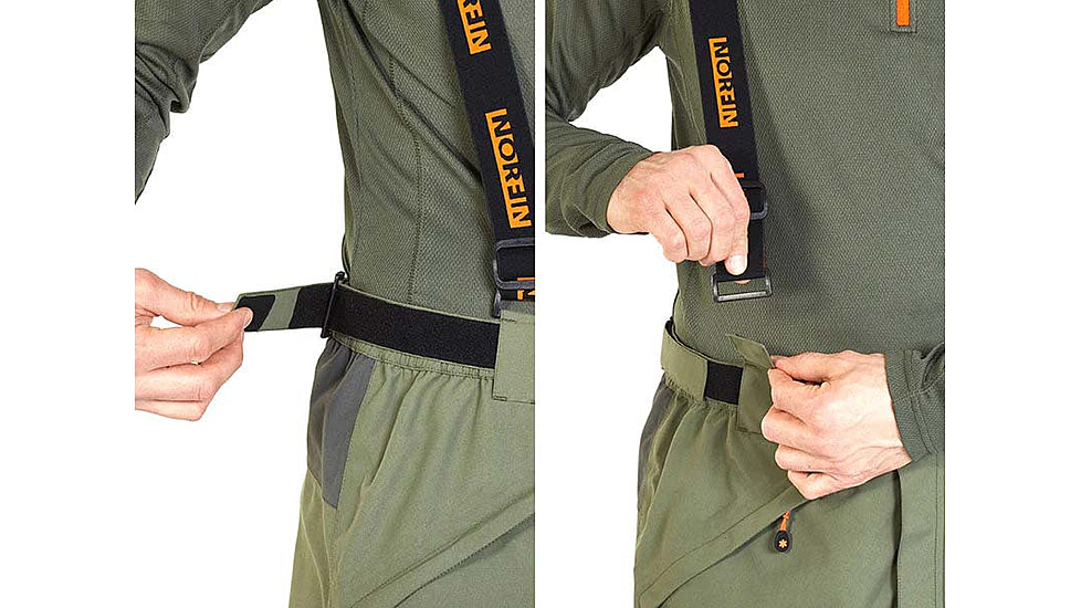 Norfin Alpha Bibs - Mens, Light Green, Large, 646703-L