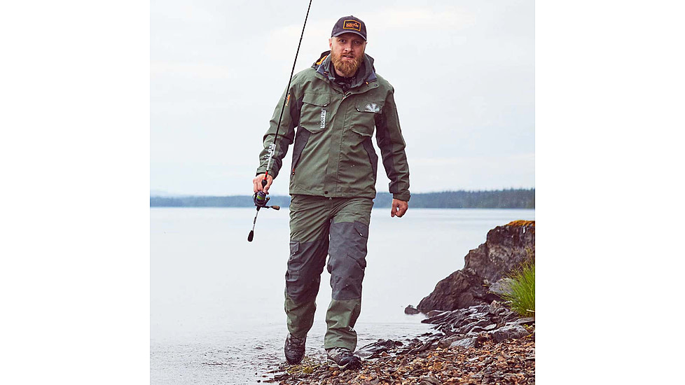 Norfin Alpha Bibs - Mens, Light Green, Large, 646703-L