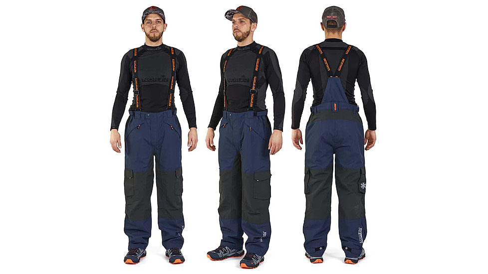 Norfin Alpha Bibs - Mens, Navy Blue, Extra Large, 646904-XL