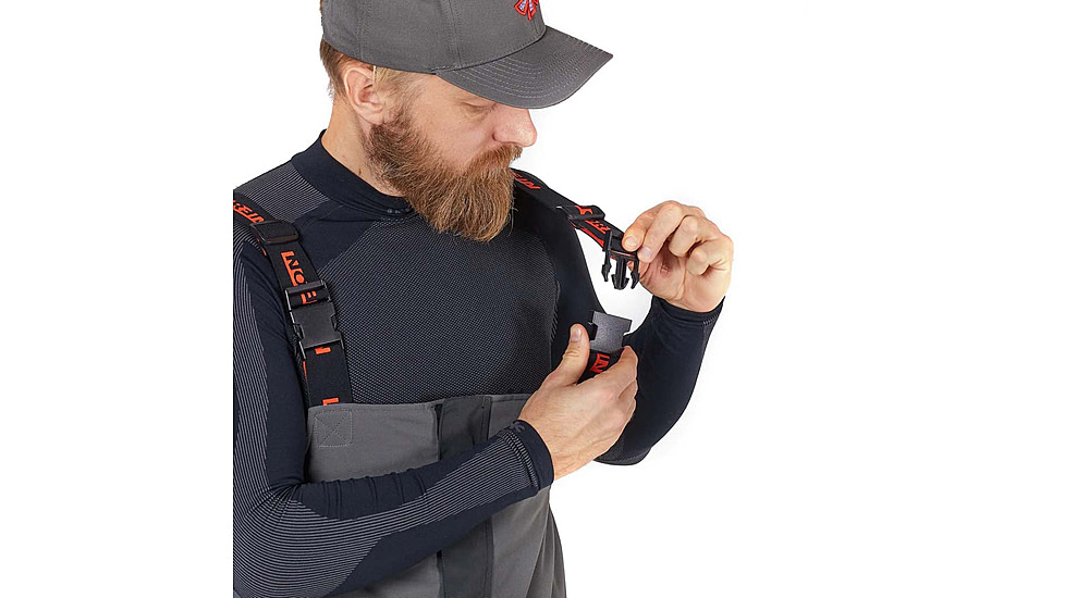 Norfin Boat Insulated Rain Bibs - Men's, Gray Black, Large, 677803-L