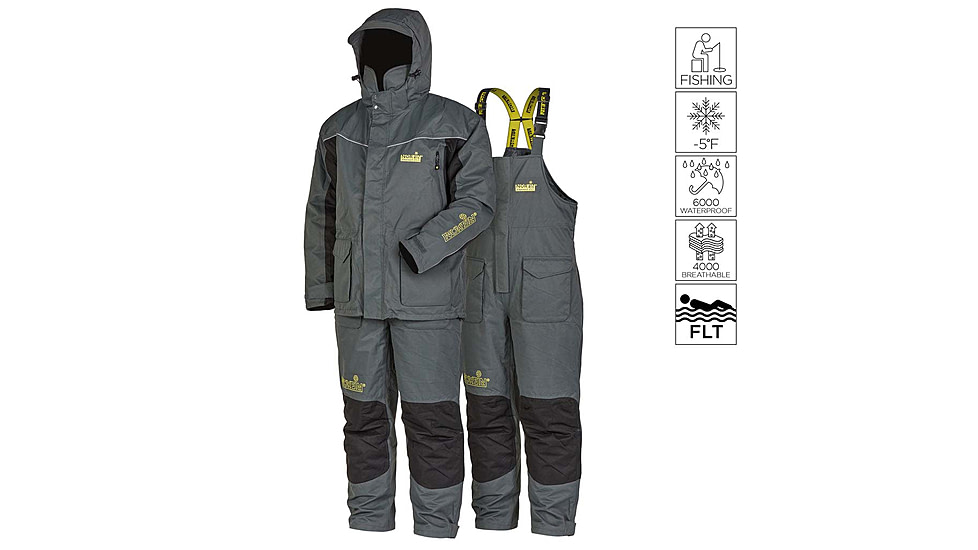 Norfin Element Float Suit - Mens, Grey, Medium, 439502-M