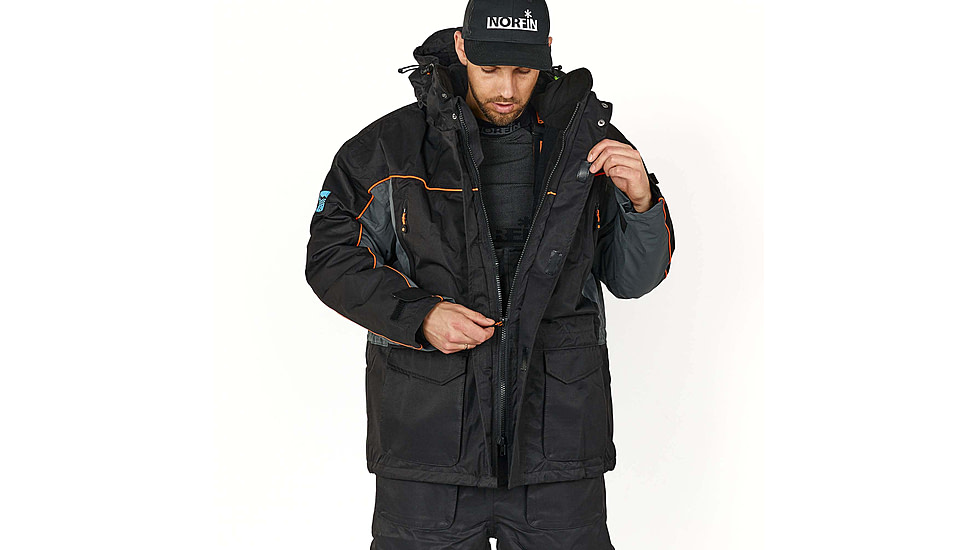 Norfin Element Suit + Float - Mens, Black, 3XL, 448506-XXXL