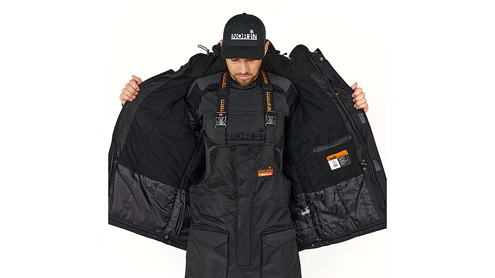 Norfin Element Suit + Float - Mens, Black, 3XL, 448506-XXXL