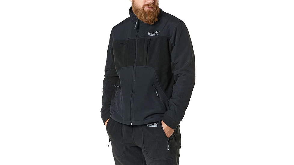 Norfin Fleece Suit Polar Line 2 - Men's, Gray, Extra Large, 337104-XL