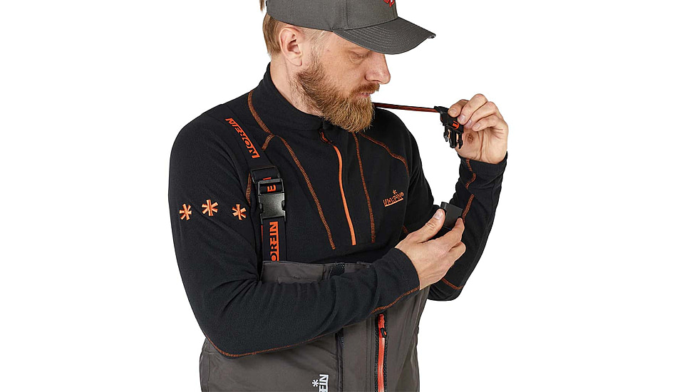 Norfin Pro Dry 3 Rain Bibs - Men's, Brown Black, 3XL, 514706-XXXL