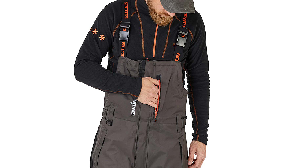Norfin Pro Dry 3 Rain Bibs - Men's, Brown Black, 3XL, 514706-XXXL