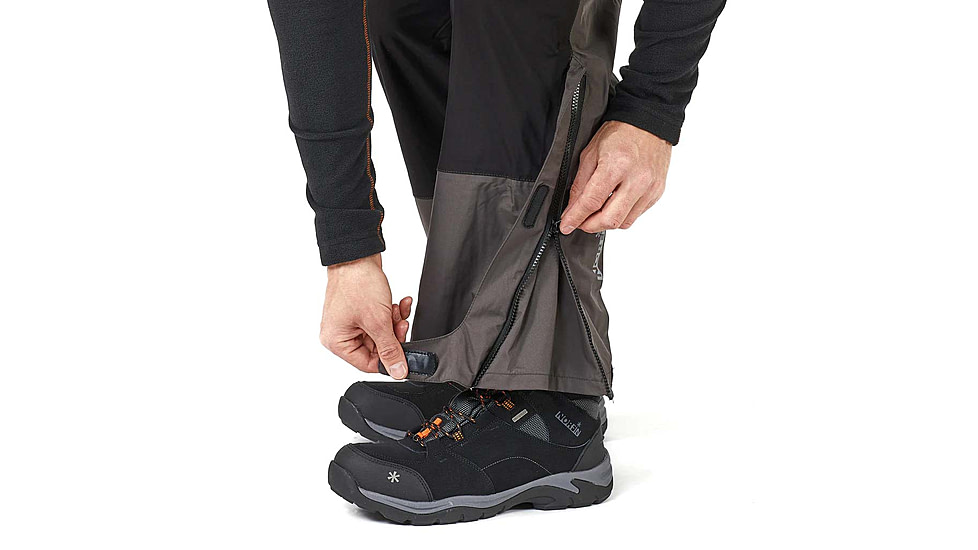 Norfin Pro Dry 3 Rain Bibs - Men's, Brown Black, 3XL, 514706-XXXL