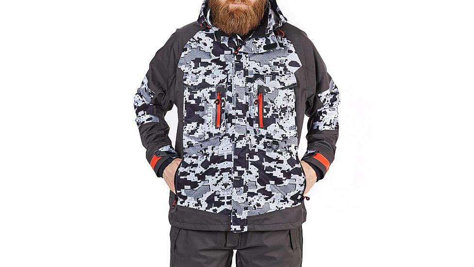 Norfin Pro Dry 3 Rain Jacket - Men's, Camo, Medium, 514802-M