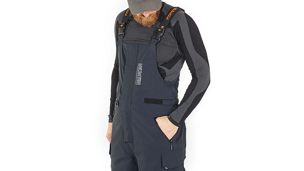 Norfin Norfin Rebel Pro Insulated Rain Bibs - Men's, Gray, 3XL, 586006-XXXL