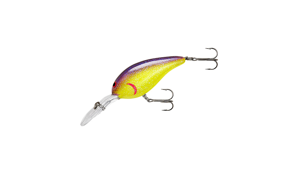 Norman Lures Deep Baby N Crankbait, 2ft, 1/4 oz, Gel-Coat, Sour Grape, NMDLN144