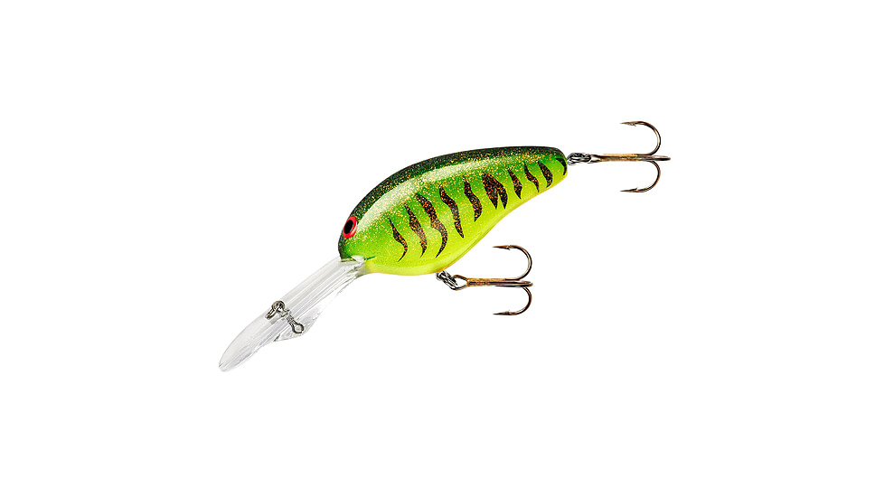 Norman Lures Double Deep Crankbait, 3ft, 5/8oz, Gel-Coat, Floating, Firetiger, NMDD22150