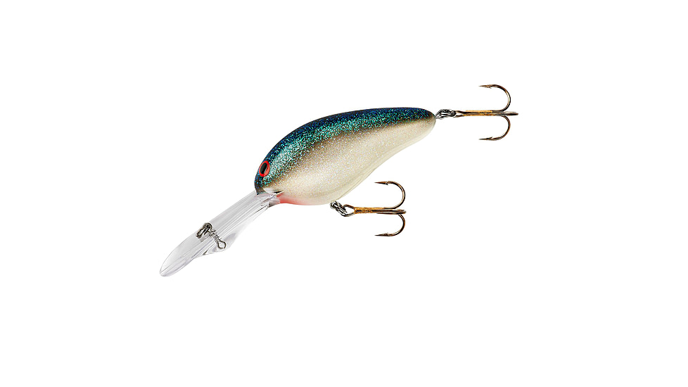 Norman Lures Double Deep Crankbait, 3ft, 5/8oz, Gel-Coat, Floating, Smokey Joe, NMDD22141