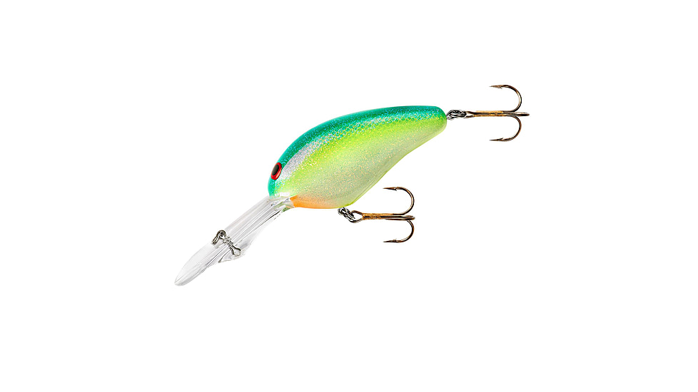 Norman Lures Double Deep Crankbait, 3ft, 5/8oz, Gel-Coat, Floating, Tropical Shad, NMDD22178