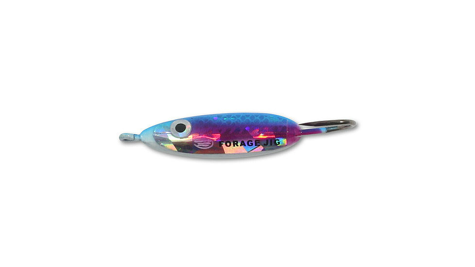 Northland Fishing Tackle Forage Minnow Jig, S-Glo Rainbow, 1/8 oz, NL-FMJ6-25