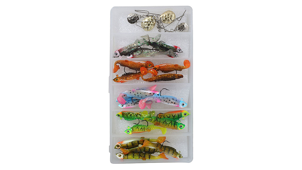 Northland Fishing Tackle Mimic Minnow Jig Kit, 24 Pack, Assorted, NL-MMPK-24