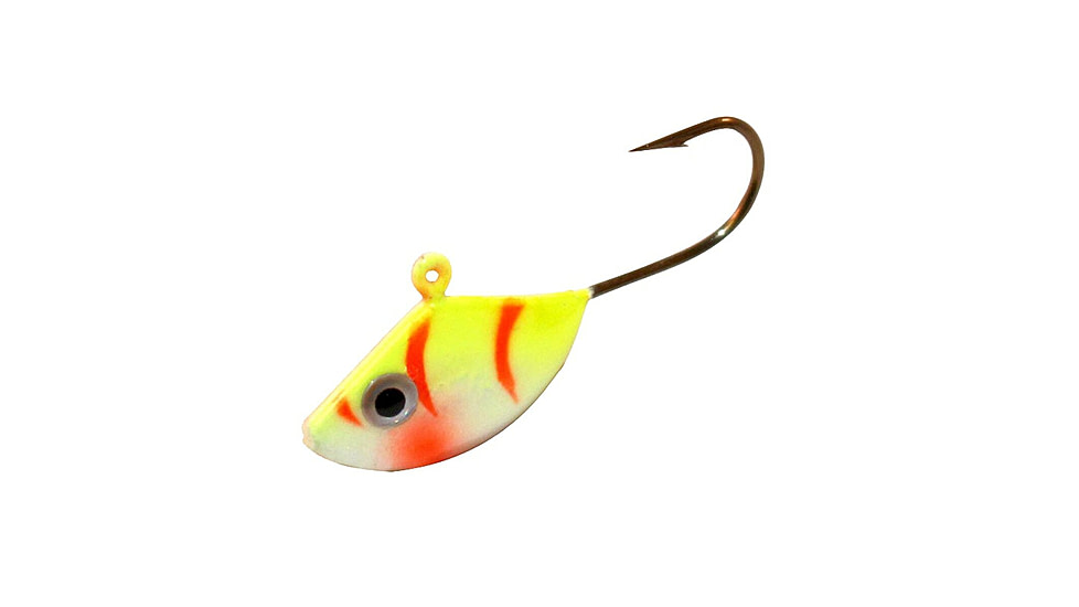 Northland Fishing Tackle UV Forage Minnow Fry Jig, Electric Perch, 3/32 oz, NL-FMUVF6-60
