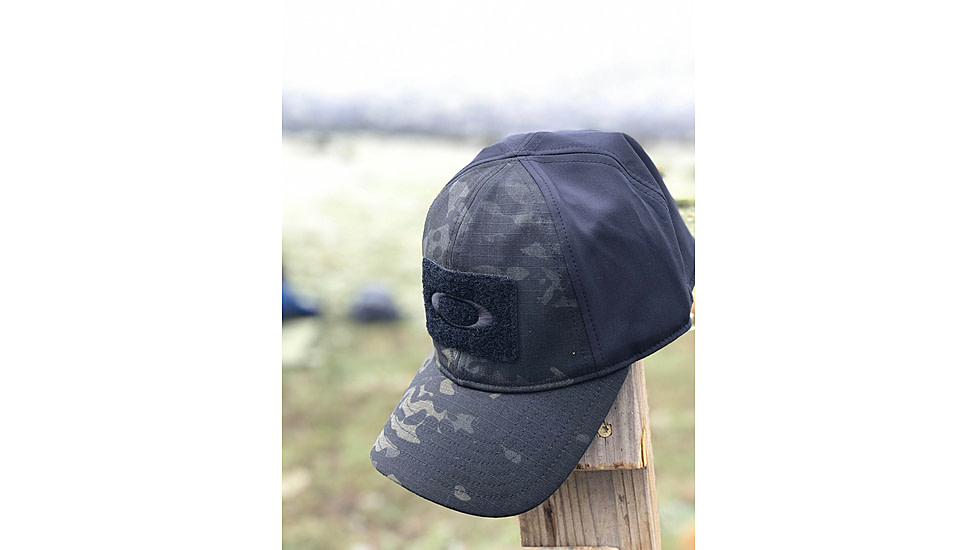 Oakley SI Cotton Stretch Fit Cap, Black Multicam, L/XL, 911630A-02L-LXL