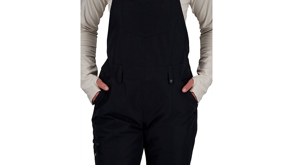 Obermeyer Malta Bib Overalls - Women's, 12 US, Regular Inseam, Black, 15032-16009-12