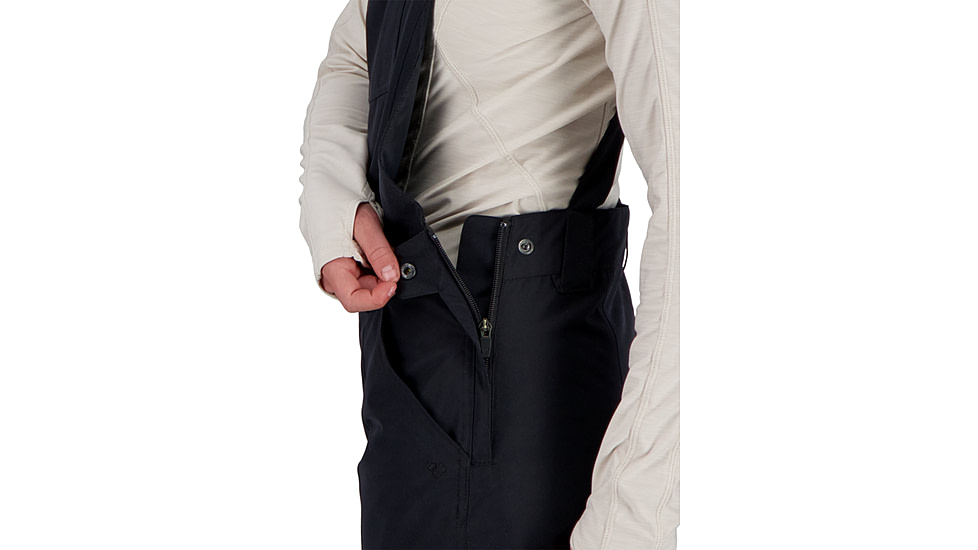 Obermeyer Malta Bib Overalls - Women's, 12 US, Regular Inseam, Black, 15032-16009-12