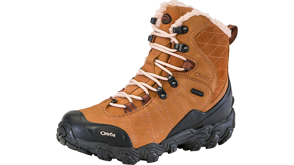 Oboz Bridger 7in Insulated B-DRY Winter Boots - Womens, Wide, Cashew, 10.5 US, 82202-915-10.5-Wide