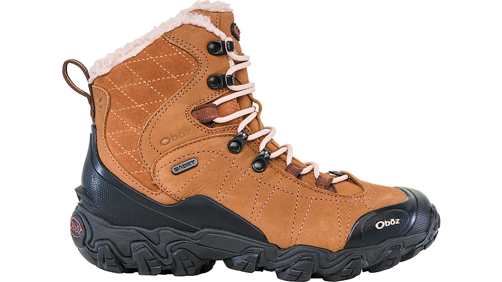Oboz Bridger 7in Insulated B-DRY Winter Boots - Womens, Wide, Cashew, 10.5 US, 82202-915-10.5-Wide