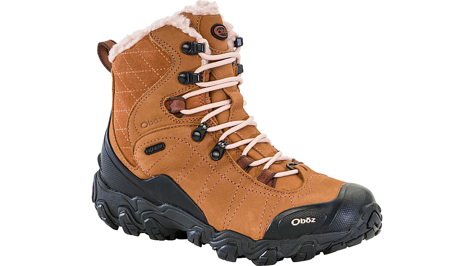 Oboz Bridger 7in Insulated B-DRY Winter Boots - Womens, Wide, Cashew, 10.5 US, 82202-915-10.5-Wide