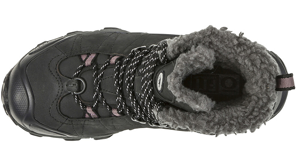 Oboz Bridger 7in Insulated B-DRY Winter Shoes - Womens, Black, 9, Medium, 82202-Black-Medium-9