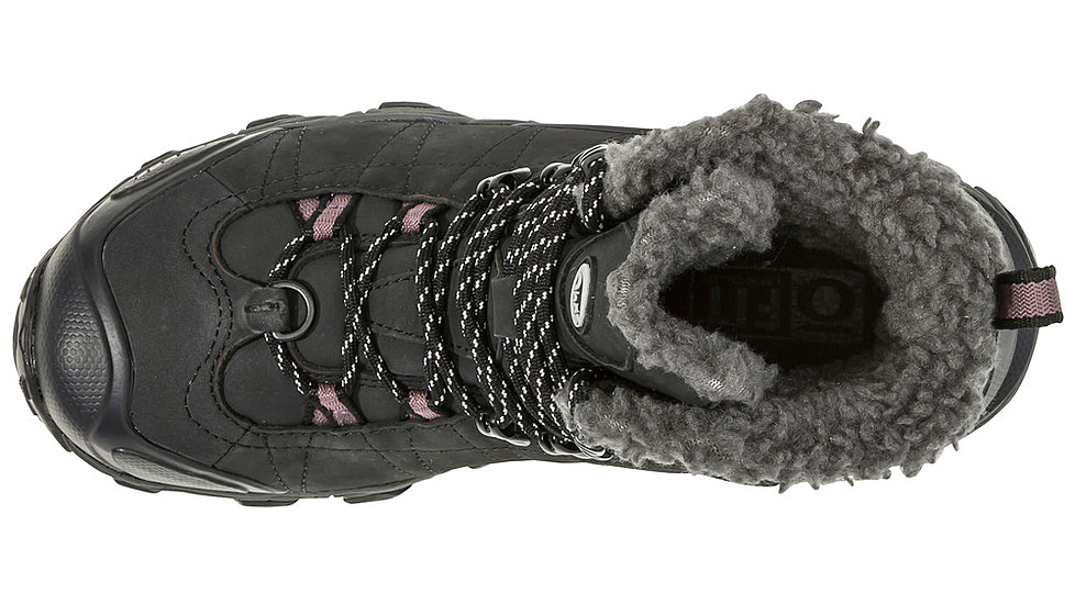 Oboz Bridger 7in Insulated B-DRY Winter Shoes - Womens, Black, 6, Medium, 82202-Black-Medium-6