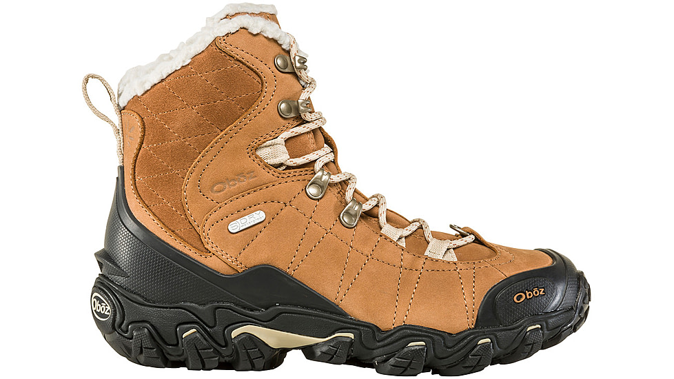 Oboz Bridger 7in Insulated B-DRY Winter Shoes - Womens, Chipmunk, 9, Wide, 82202-Chipmunk-Wide-9