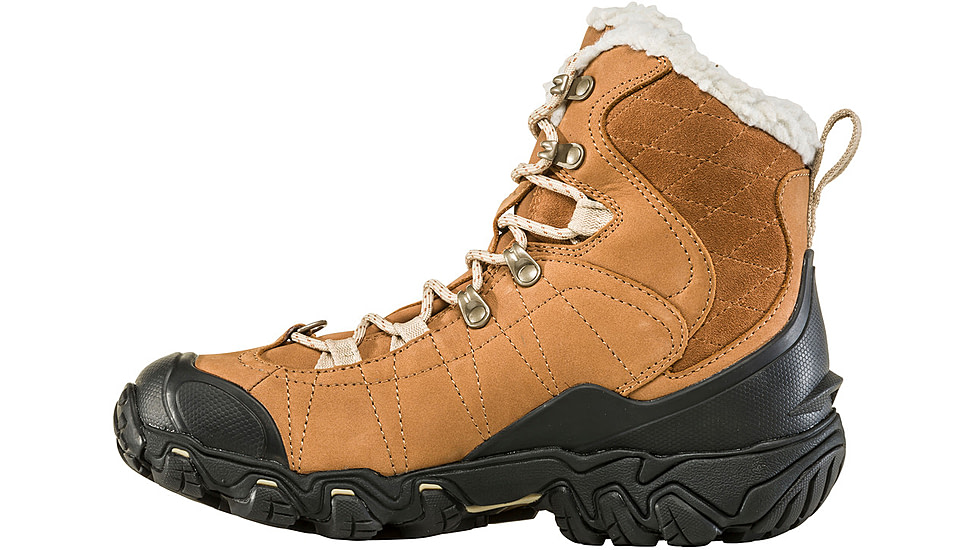 Oboz Bridger 7in Insulated B-DRY Winter Shoes - Womens, Chipmunk, 9, Wide, 82202-Chipmunk-Wide-9