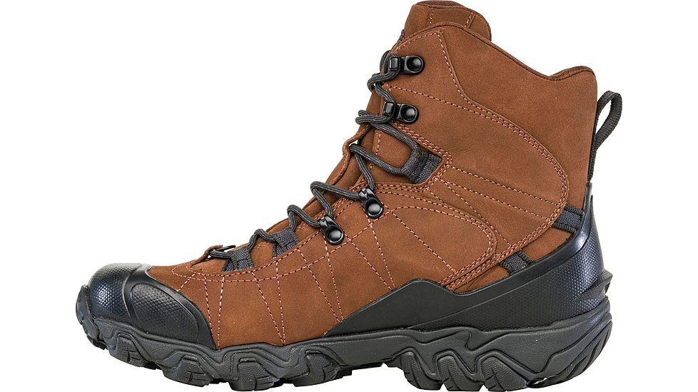 Oboz Bridger 8in Insulated Waterproof Boots - Mens, Grizzly, 10, Medium, 82001-916-10-Medium