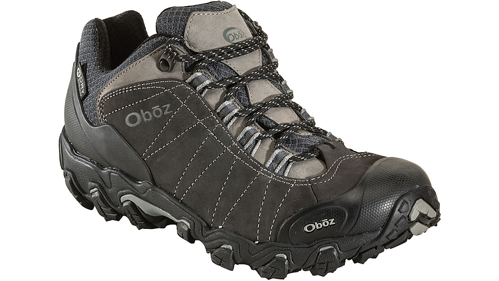 Oboz Bridger Low B-DRY Hiking Shoes - Men's, Medium, Dark Shadow, 15, 22701-101-15-Medium