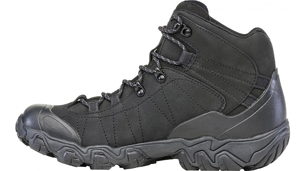 Oboz Bridger Mid B-DRY Hiking Shoes - Mens, Wide, Black Sea, 10.5, 22101-189-10.5-Wide