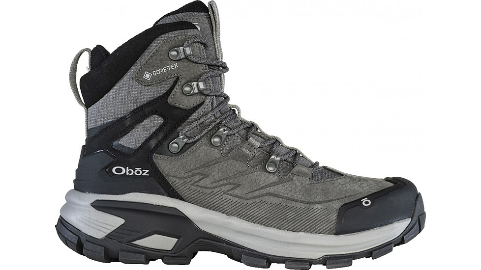 Oboz Bridger Ridge Mid GTX Hiking Shoes - Mens, Gunmetal Black, 10.5, 25001-151-10.5