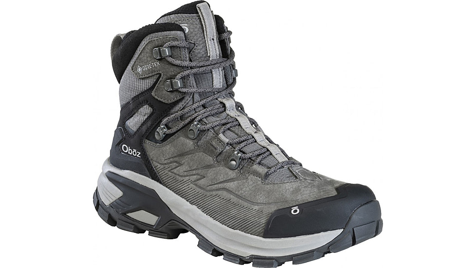 Oboz Bridger Ridge Mid GTX Hiking Shoes - Mens, Gunmetal Black, 10.5, 25001-151-10.5