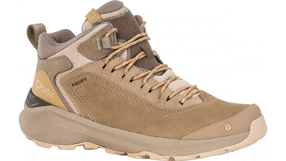 Oboz Cottonwood Mid B-DRY Hiking Shoes - Womens, Sand, 9.5, 78302-145-9.5