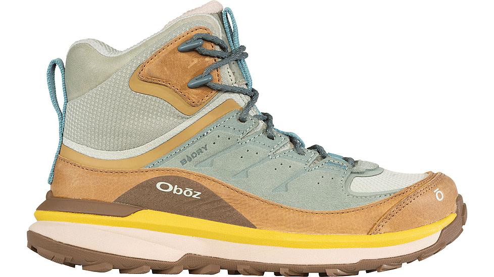 Oboz Hyalite Mid B-DRY Hiking Shoes - Womens, Medium, Hot Springs, 9 US, 78802-654-9-Medium