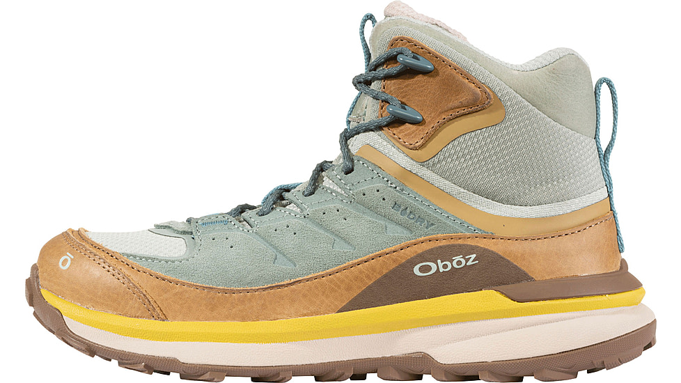 Oboz Hyalite Mid B-DRY Hiking Shoes - Womens, Medium, Hot Springs, 9 US, 78802-654-9-Medium