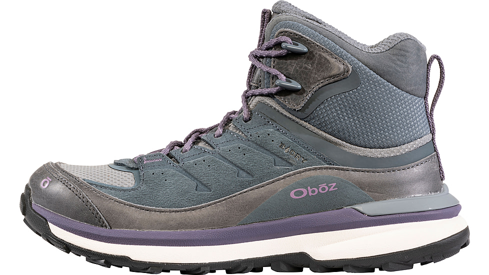 Oboz Hyalite Mid B-DRY Hiking Shoes - Womens, Medium, Slate, 9 US, 78802-150-9-Medium
