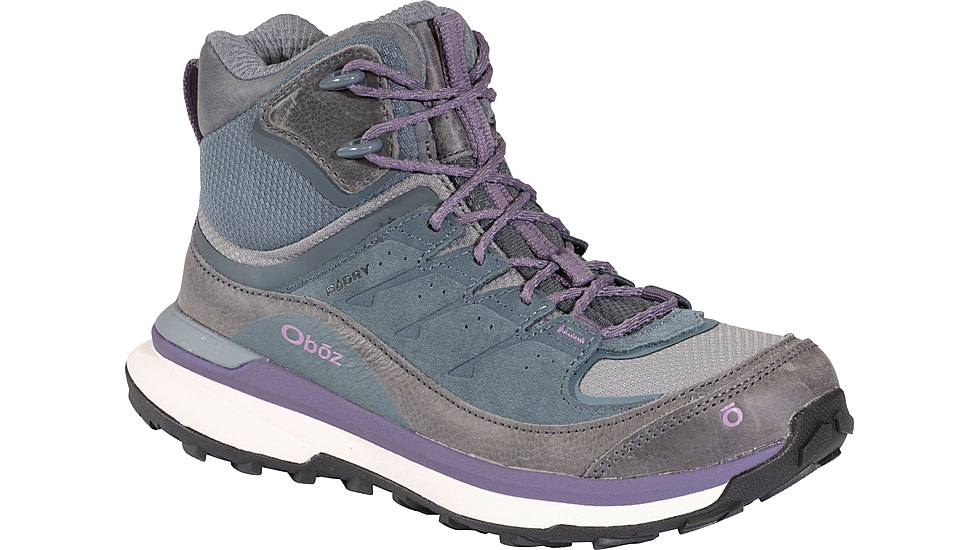 Oboz Hyalite Mid B-DRY Hiking Shoes - Womens, Medium, Slate, 9 US, 78802-150-9-Medium