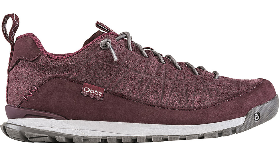 Oboz Jeannette Low - Womens, Dark Dahlia, 5, 74402-Dark Dahlia-Medium-5