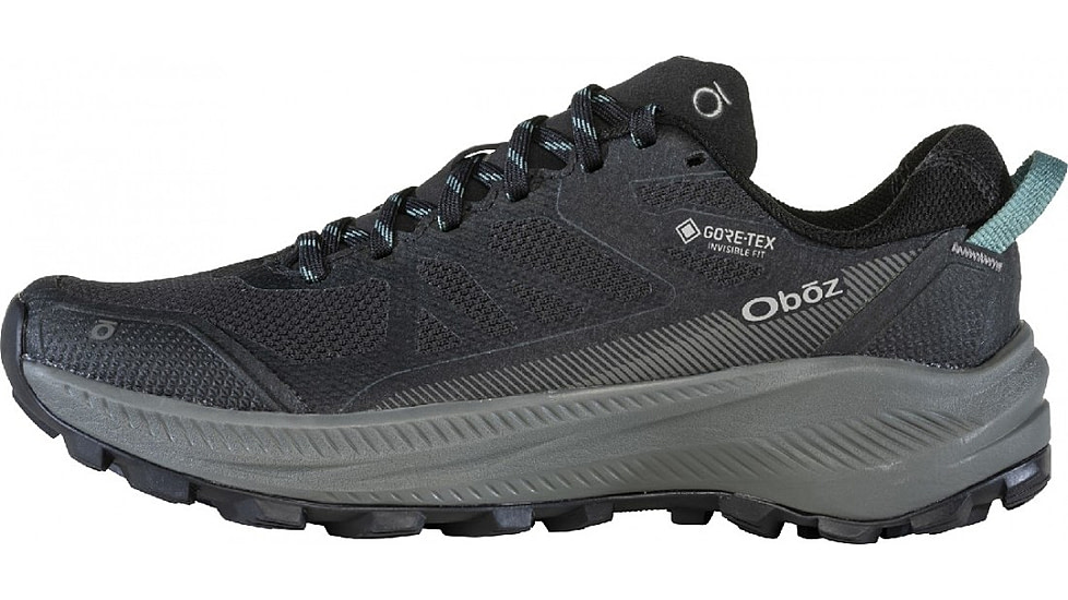 Oboz Katabatic LT Low GTX Hiking Shoes - Mens, Wide, Black Sea, 10, 44101-189-10-Wide