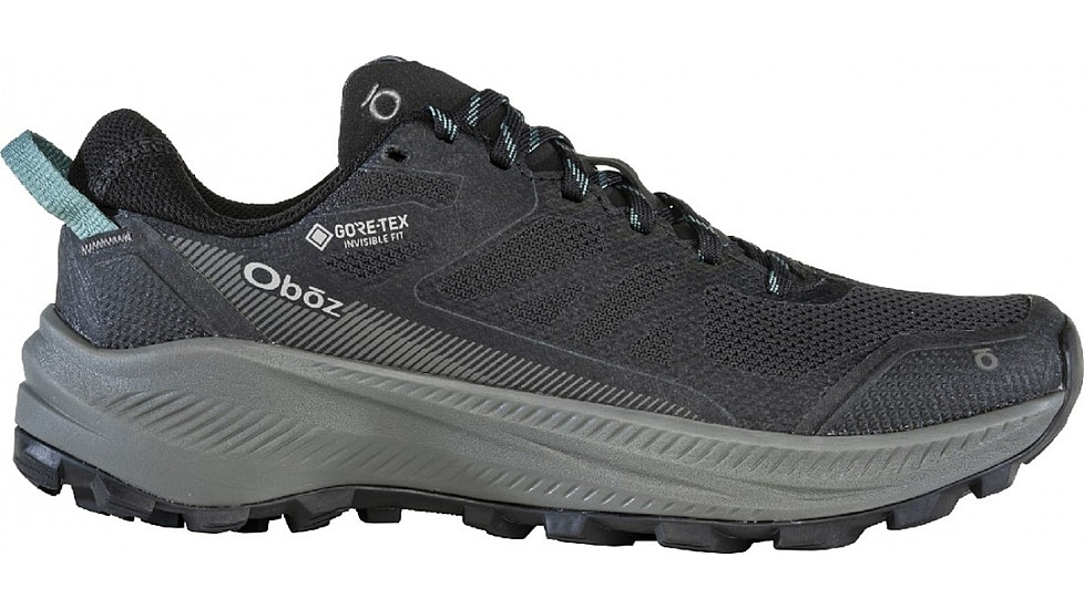 Oboz Katabatic LT Low GTX Hiking Shoes - Mens, Wide, Black Sea, 10, 44101-189-10-Wide