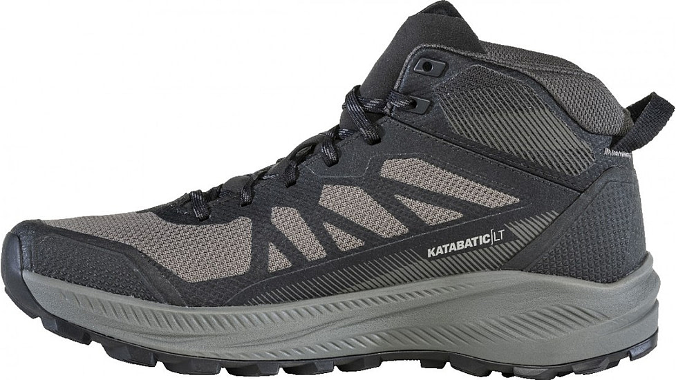 Oboz Katabatic LT Mid GTX Hiking Shoes - Mens, Wide, Black Sea, 13, 46101-189-13-Wide