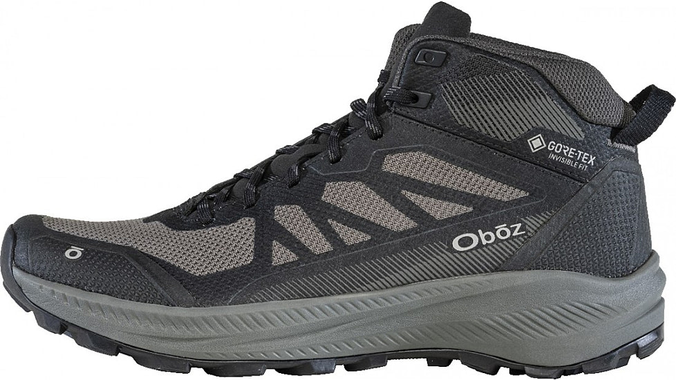 Oboz Katabatic LT Mid GTX Hiking Shoes - Mens, Wide, Black Sea, 13, 46101-189-13-Wide