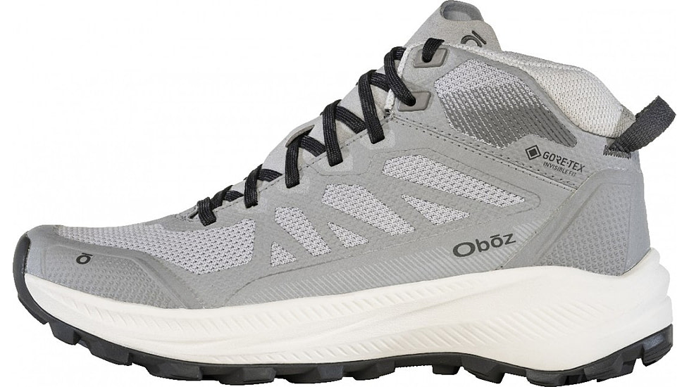 Oboz Katabatic LT Mid GTX Hiking Shoes - Womens, Wide, Drizzle, 7, 46102-155-7-Wide