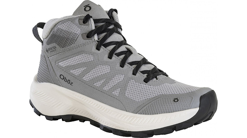Oboz Katabatic LT Mid GTX Hiking Shoes - Womens, Wide, Drizzle, 7, 46102-155-7-Wide