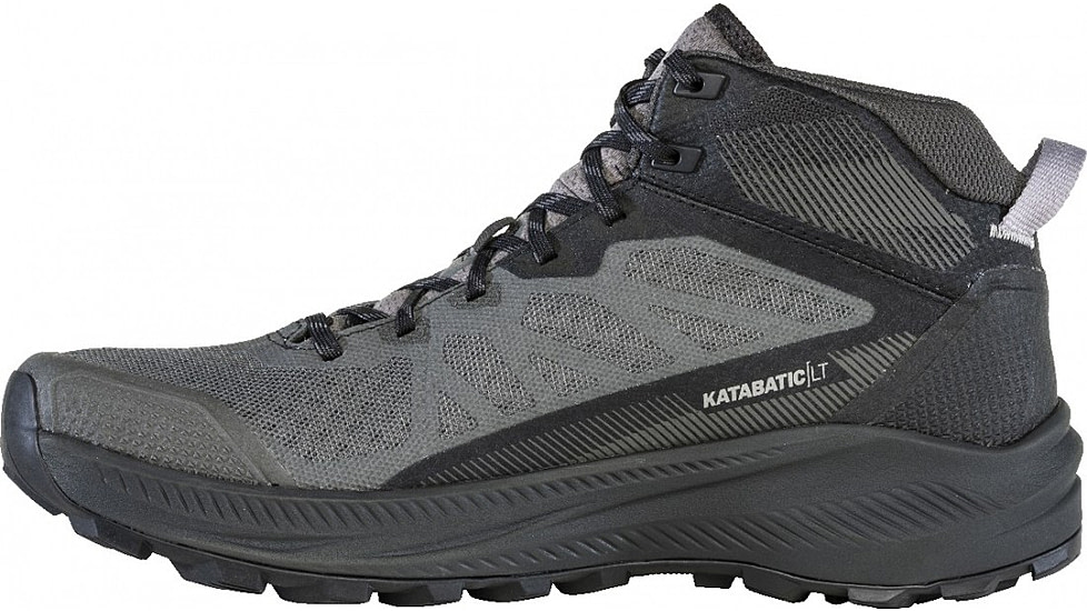 Oboz Katabatic LT Mid Hiking Shoes - Mens, Charcoal, 14, 45101-102-14